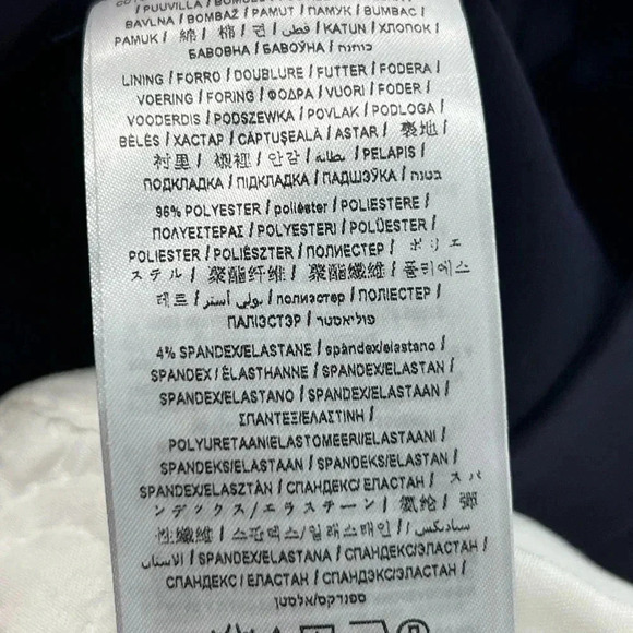 Marciano Los Ángeles Women's Pant Skinny navy blue Side Zipper Size us 2 - Picture 9 of 14